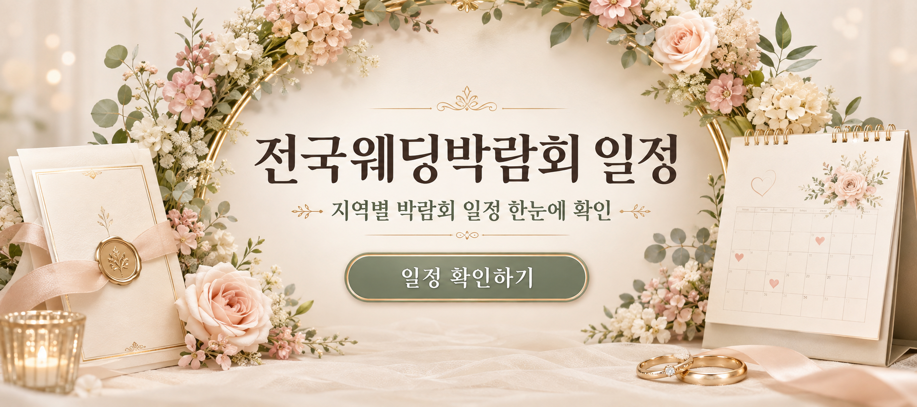 전국웨딩박람회 일정 확인하기